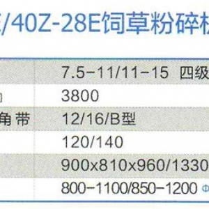 9ZF40Z-20E/40Z-28E料粉碎機